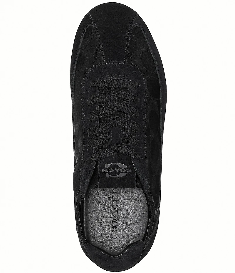 COACH Signature Nylon Logo Soft Sneakers