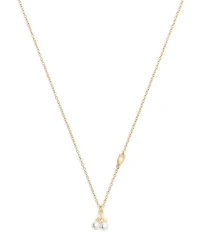 COACH Signature Pearl Cherry Short Pendant Necklace