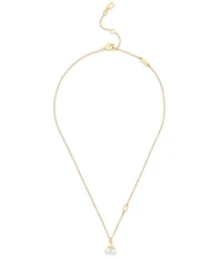 COACH Signature Pearl Cherry Short Pendant Necklace