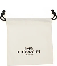 COACH Signature Quilted Heart Bangle Bracelet Set