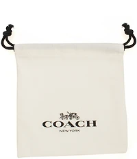 COACH Signature Quilted Heart Short Pendant Necklace