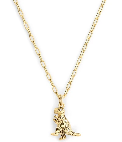 COACH Signature Rexy Short Pendant Necklace