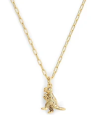COACH Signature Rexy Short Pendant Necklace