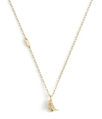 COACH Signature Rexy Short Pendant Necklace