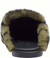 COACH Signature Shearling Slippers