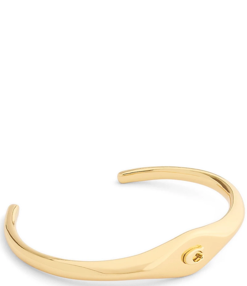 COACH Signature Signet Cuff Bracelet