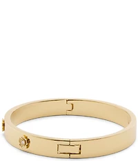COACH Signature Tea Rose Bangle Bracelet