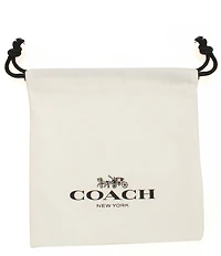 COACH Signature Tea Rose Strand Line Bracelet