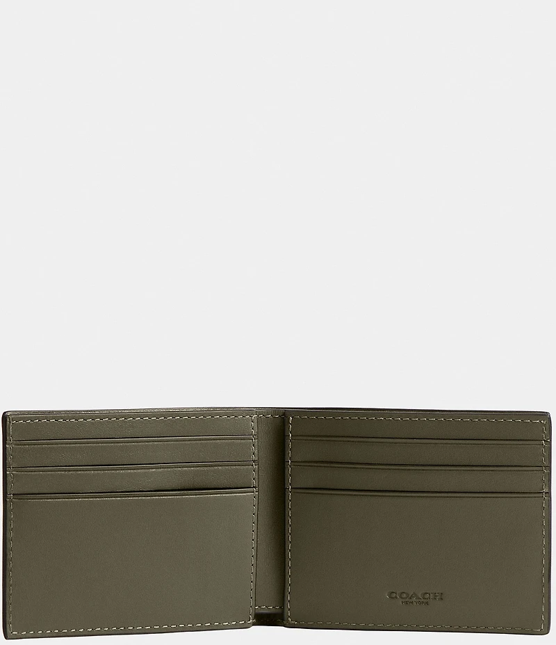 COACH Slim Leather Billfold Wallet