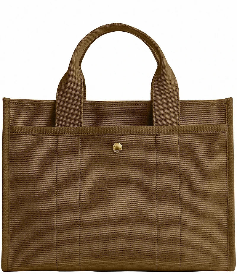 COACH Cargo Canvas Embroidered Logo Tote Bag