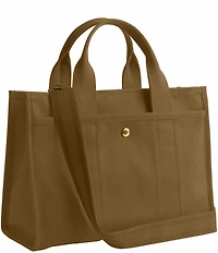 COACH Cargo Canvas Embroidered Logo Tote Bag