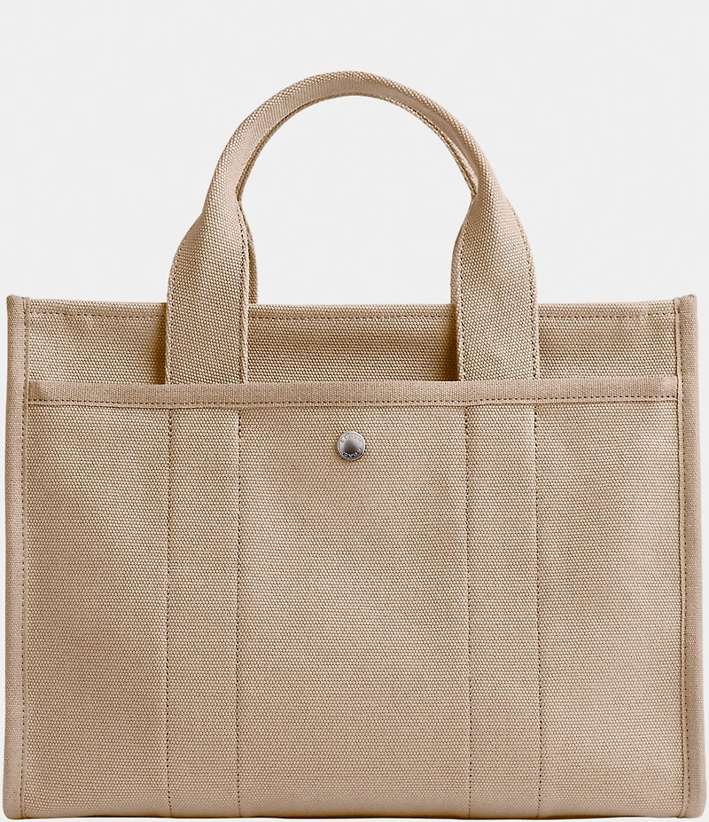 COACH Cargo Canvas Embroidered Logo Tote Bag