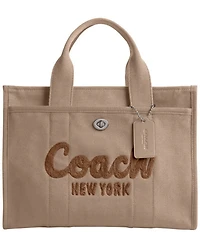 COACH Cargo Canvas Medium Tote Bag