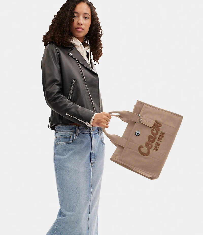 COACH Cargo Canvas Medium Tote Bag