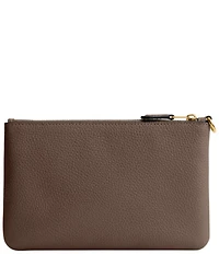 COACH Small Polished Pebble Leather Wristlet