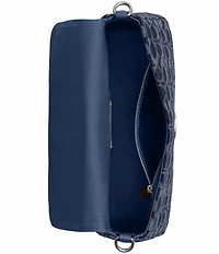 COACH Tabby Signature Logo Denim Shoulder Bag