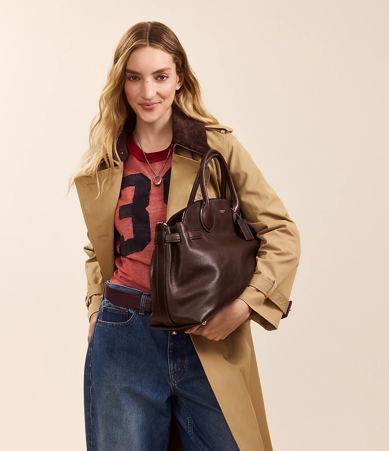COACH Soft Empire 40 Carryall Satchel Bag