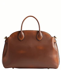 COACH Soft Empire 40 Loved Leather Carryall Satchel Bag