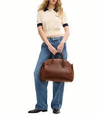 COACH Soft Empire 40 Loved Leather Carryall Satchel Bag
