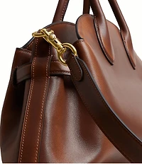 COACH Soft Empire 48 Loved Leather Satchel Bag