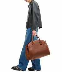 COACH Soft Empire 48 Loved Leather Satchel Bag