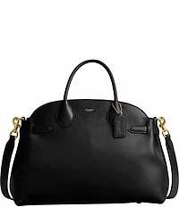 COACH Soft Empire 40 Leather Carryall Satchel Bag