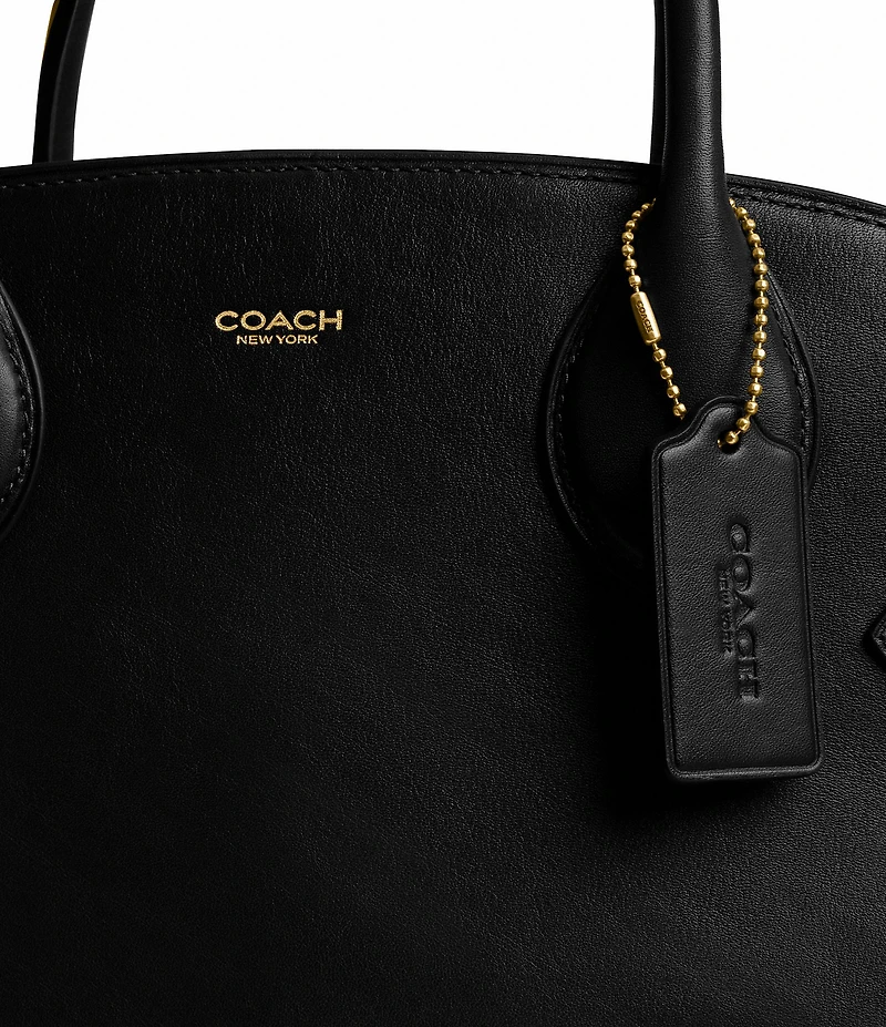 COACH Soft Empire 40 Leather Carryall Satchel Bag