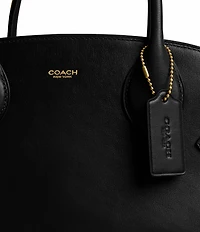 COACH Soft Empire 40 Leather Carryall Satchel Bag