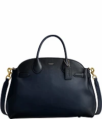 COACH Soft Empire 40 Leather Carryall Satchel Bag