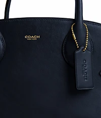 COACH Soft Empire 40 Leather Carryall Satchel Bag