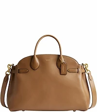 COACH Soft Empire 40 Leather Carryall Satchel Bag