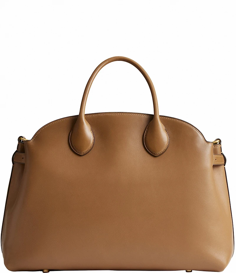 COACH Soft Empire 40 Leather Carryall Satchel Bag