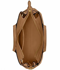 COACH Soft Empire 40 Leather Carryall Satchel Bag