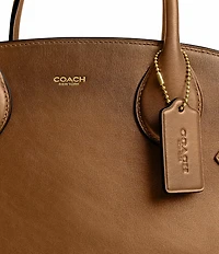COACH Soft Empire 40 Leather Carryall Satchel Bag