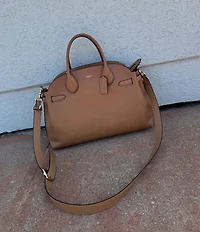 COACH Soft Empire 40 Leather Carryall Satchel Bag