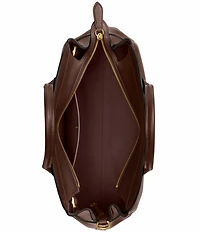 COACH Soft Empire 40 Leather Carryall Satchel Bag