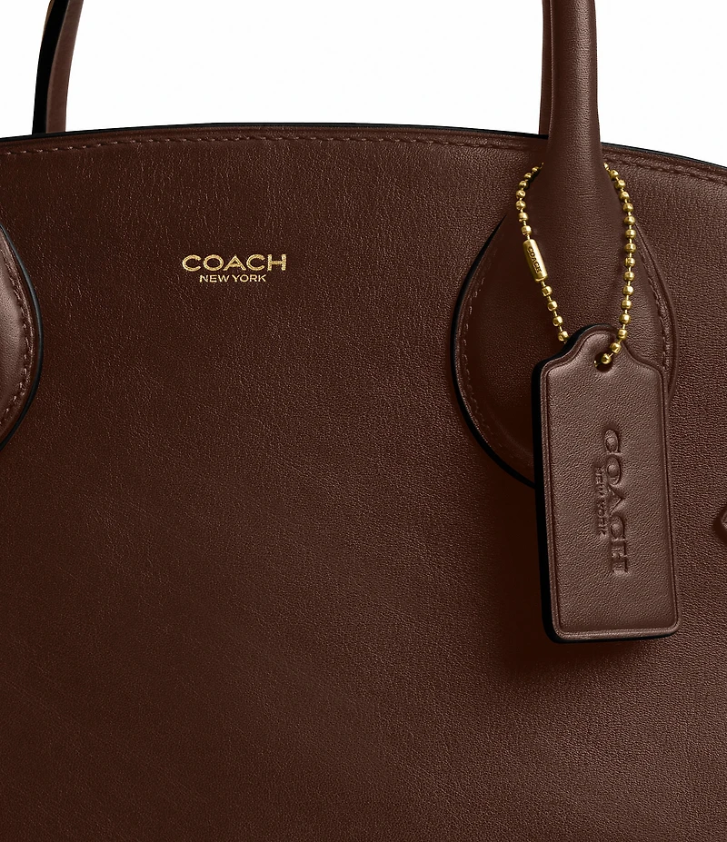 COACH Soft Empire 40 Leather Carryall Satchel Bag