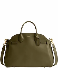 COACH Soft Empire 40 Leather Carryall Satchel Bag