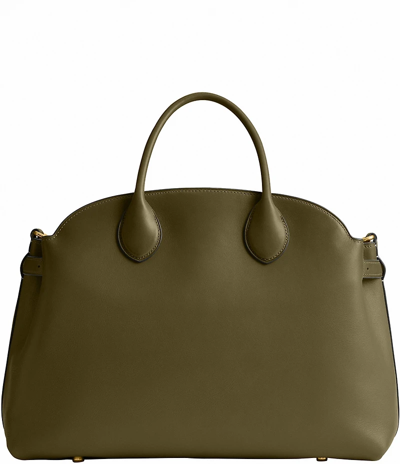 COACH Soft Empire 40 Leather Carryall Satchel Bag