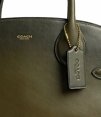 COACH Soft Empire 40 Leather Carryall Satchel Bag
