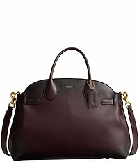 COACH Soft Empire 40 Leather Carryall Satchel Bag