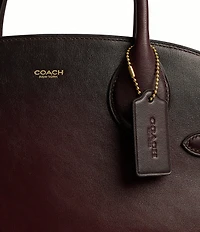 COACH Soft Empire 40 Leather Carryall Satchel Bag