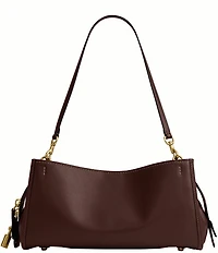 COACH Soft Grain Rogue Leather Shoulder Bag 34