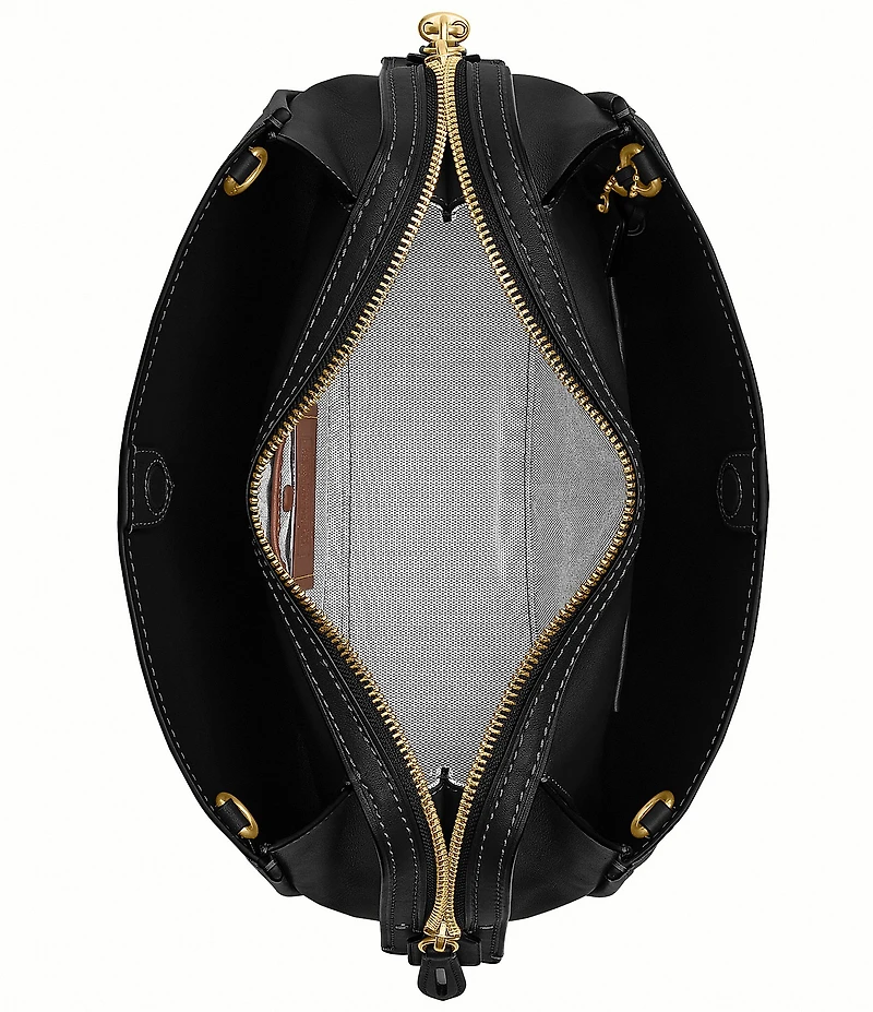 COACH Soft Grain Leather Rogue Shoulder Bag 34