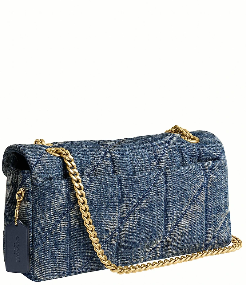COACH Soft Loved Denim Tabby Convertible Shoulder Bag 26