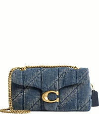 COACH Tabby Quilted Loved Denim Shoulder Bag