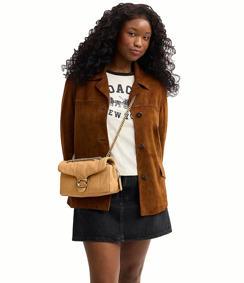 COACH Tabby 26 Quilted Smooth Leather Shoulder Bag
