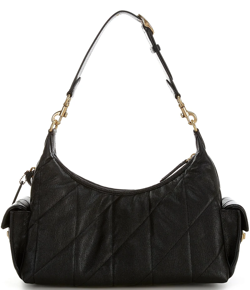 COACH Soft Quilted Leather Pocket Juliet 30 Bag