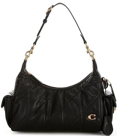 COACH Soft Quilted Leather Pocket Juliet 30 Bag