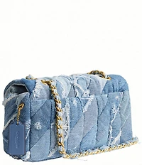 COACH Soft Quilted Patchwork Denim Tabby Shoulder Bag 26